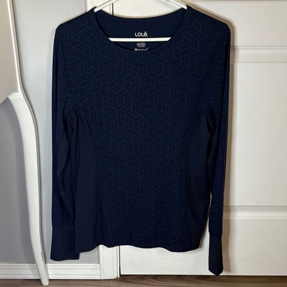 Lole Tops - Lole Women's Navy Geometric Long Sleeve Tee